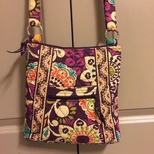 Vera Bradley Crossbody Hipster Plum Crazy